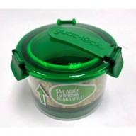 Guac-Lock Food Storage Container, Green/Clear